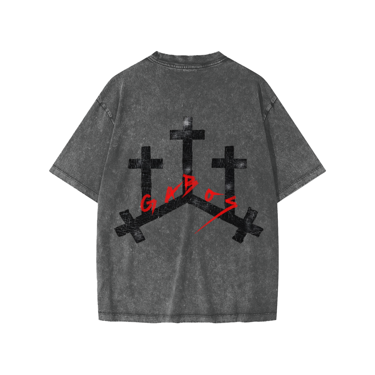 KIDS GABOS SMALL BLACK LOGO TEE