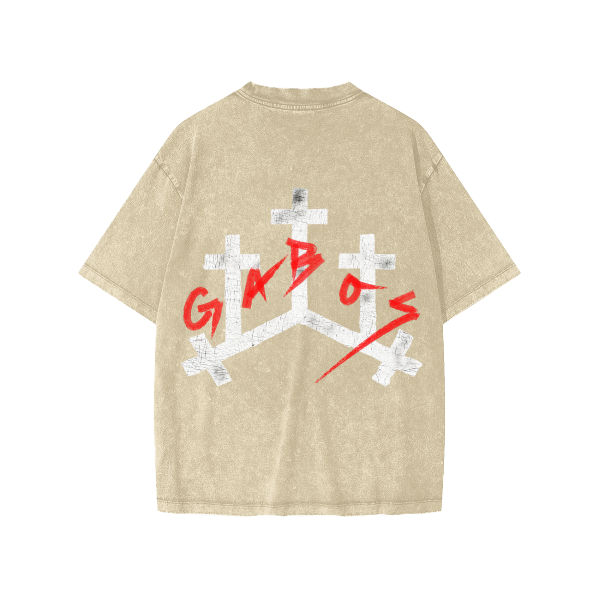 KIDS GABOS LRG WHITE LOGO TEE