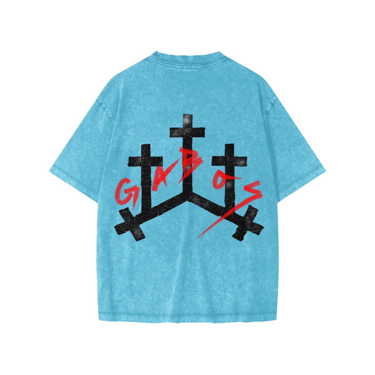 KIDS GABOS LRG BLACK LOGO TEE