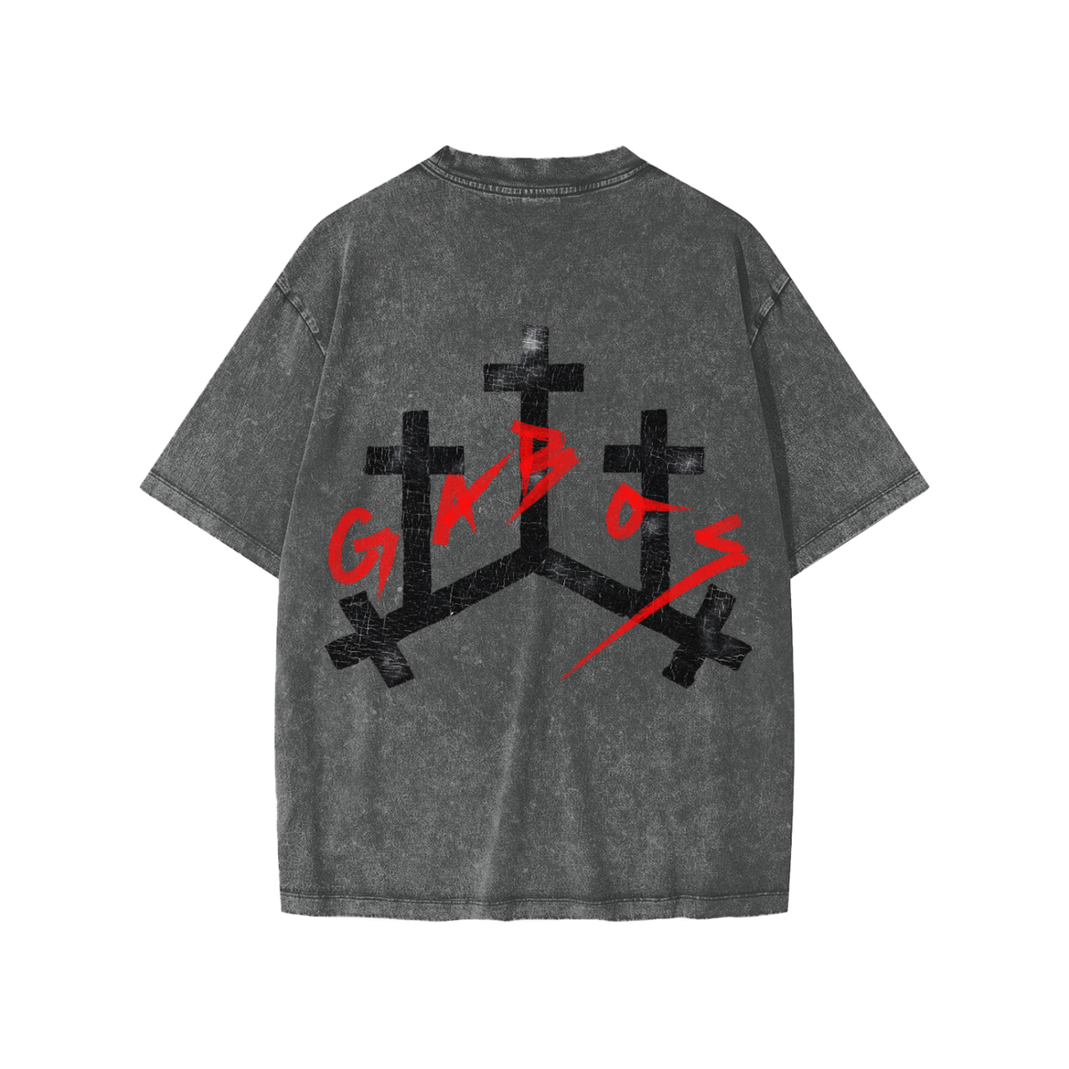 KIDS GABOS LRG BLACK LOGO TEE