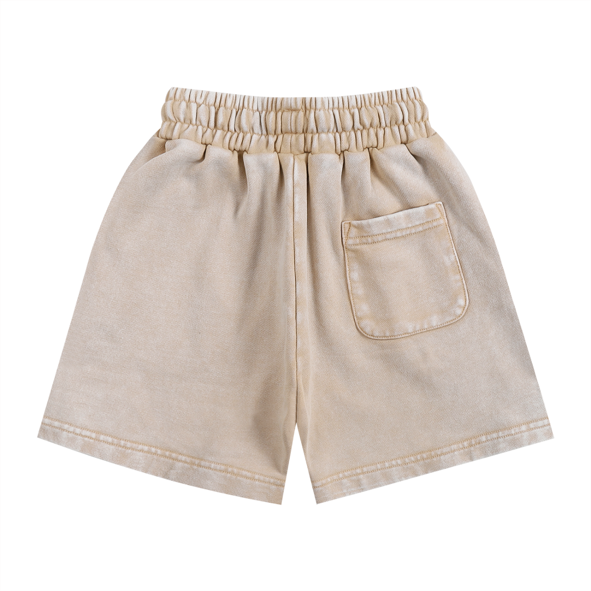 KIDS WHITE LOGO SHORTS