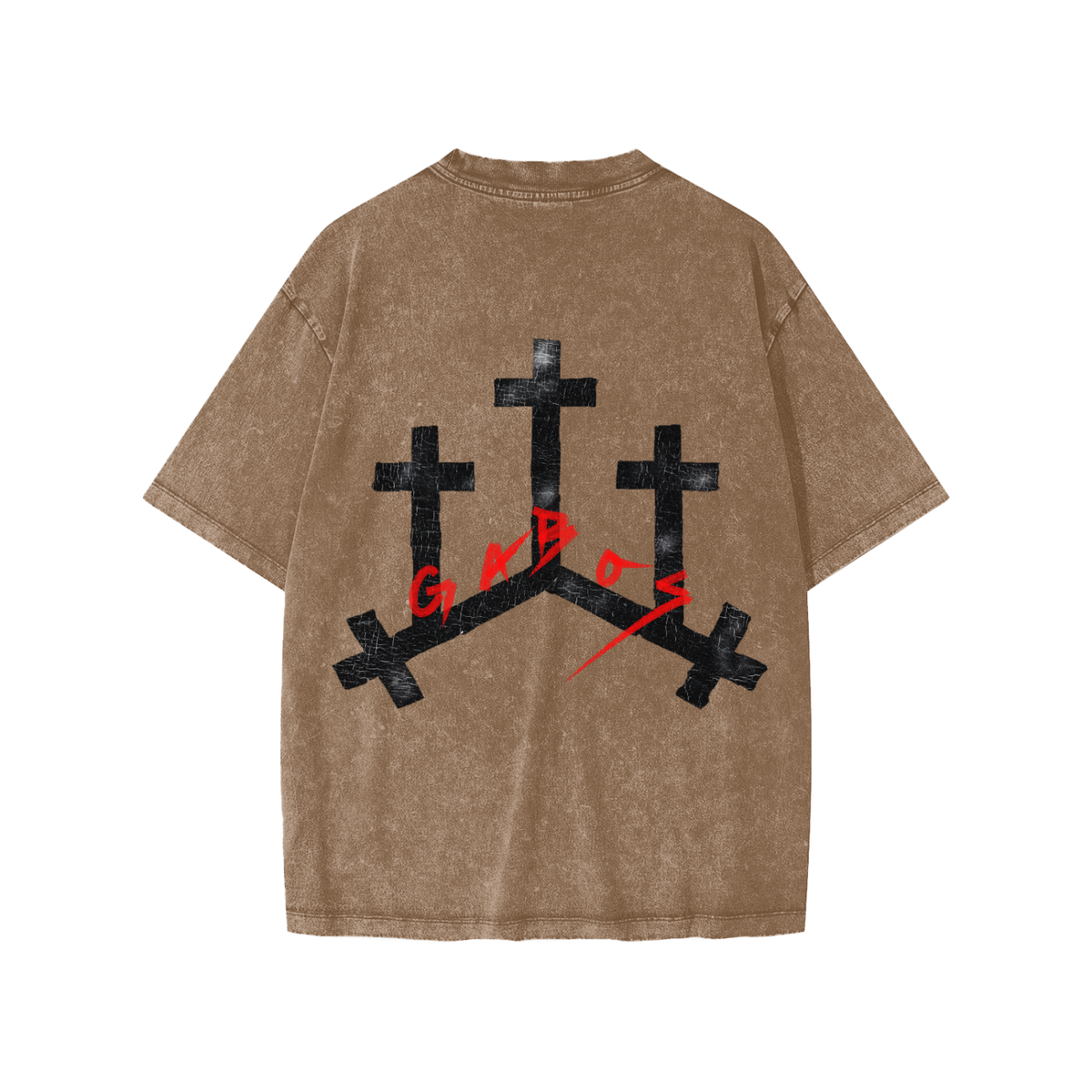 KIDS GABOS SMALL BLACK LOGO TEE