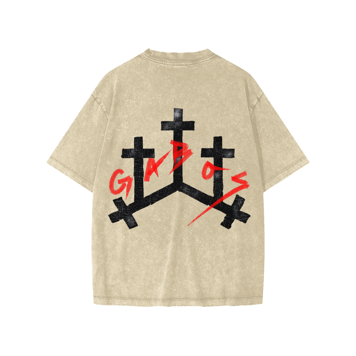 KIDS GABOS LRG BLACK LOGO TEE