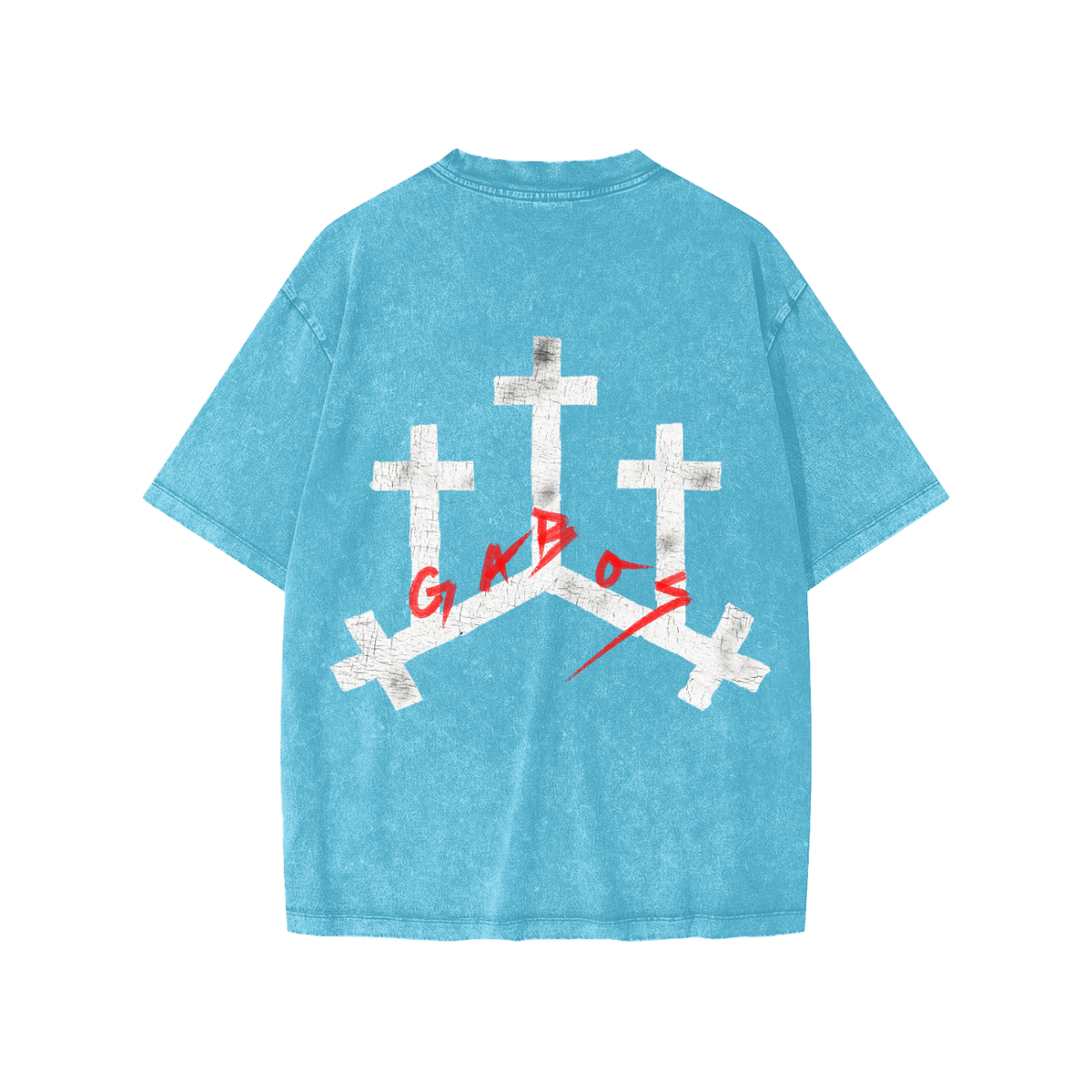 KIDS GABOS SMALL WHITE LOGO TEE