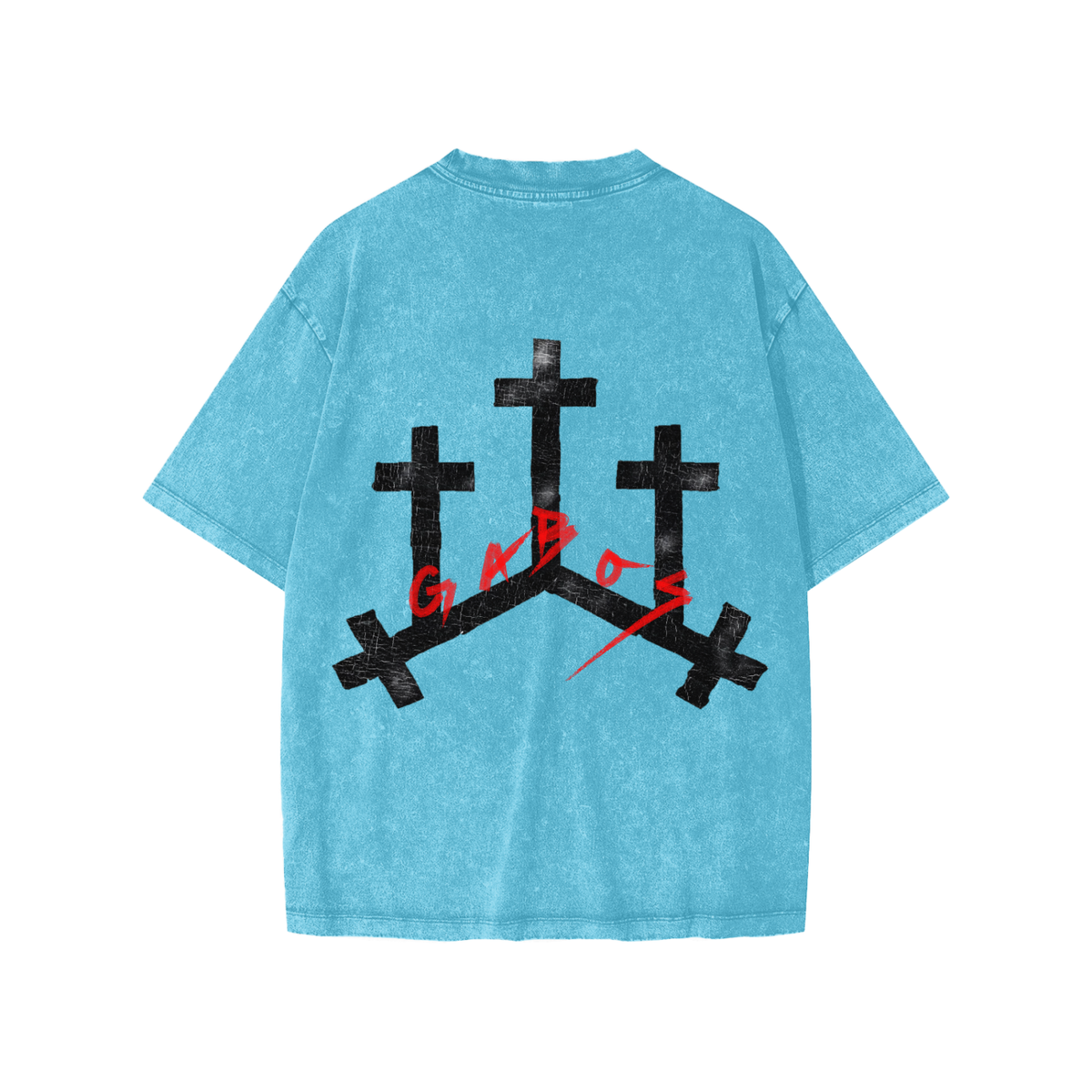 KIDS GABOS SMALL BLACK LOGO TEE