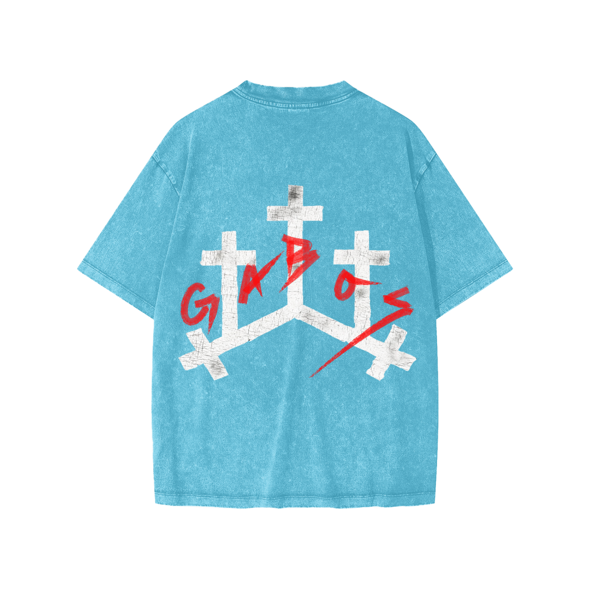KIDS GABOS LRG WHITE LOGO TEE