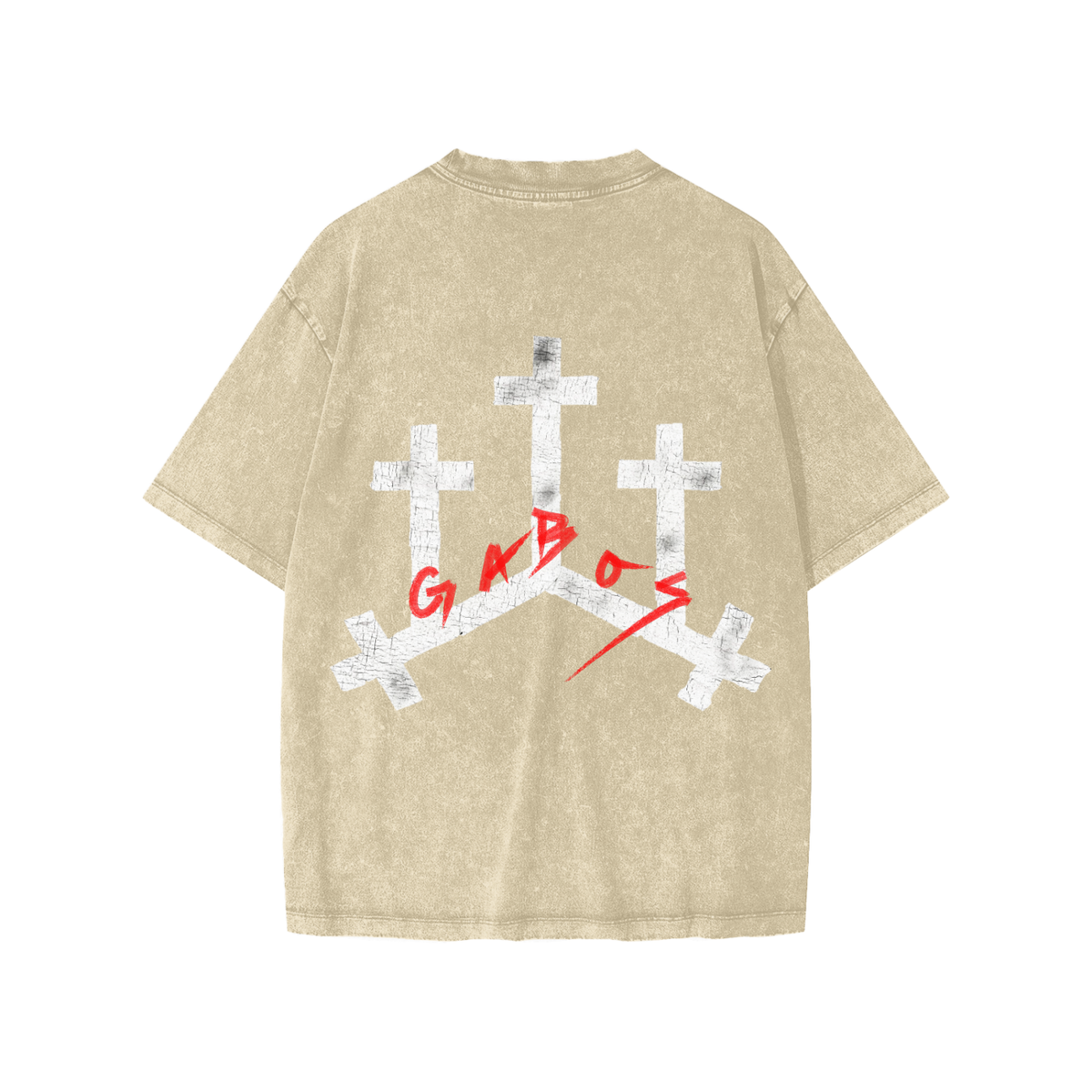 KIDS GABOS SMALL WHITE LOGO TEE