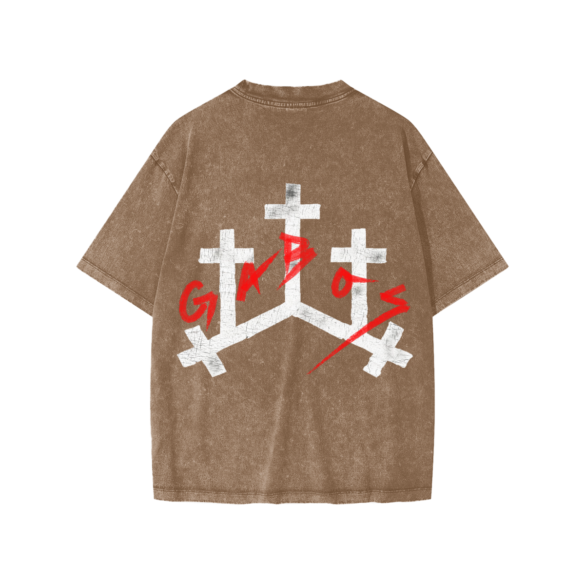 KIDS GABOS LRG WHITE LOGO TEE